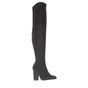 Madden Girl Suede Over The Knee Heeled Boots
